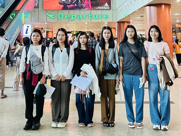 ミャンマー特定技能人材出国 ヤンゴン空港